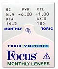 Focus Monthly Toric Visitint