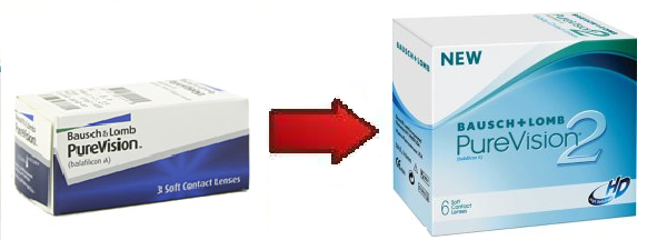 pure vision contacts