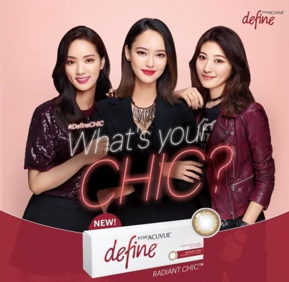 1-Day Acuvue Define Radiant Chic (Johnson & Johnson) - Click Image to Close