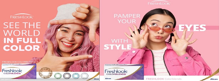 Freshlook ColorBlends Color Lenses by Alcon (Easy Wear)